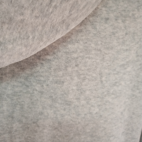 Level Eight Velour Velvet gray hooded jacket full - Picture 9 of 11